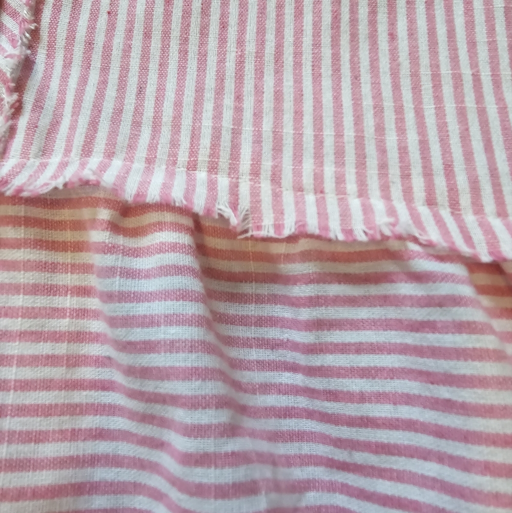 Umgee Pink Striped Tiered Dress - Picture 9 of 16